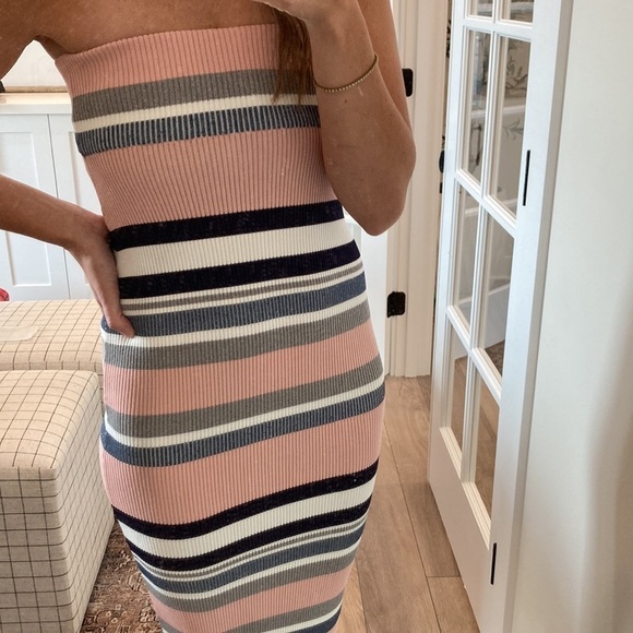 Anthropologie Callahan Strapless Midi sweater Dress - Picture 4 of 7